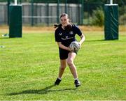 14 July 2025; Erika Sheridan during a Bank of Ireland Leinster Rugby Summer Camp at Balbriggan RFC in Dublin. Photo by Piaras Ó Mídheach/Sportsfile