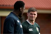 15 July 2025; Owen Farrell, right, and captain Maro Itoje during a British & Irish Lions squad training session at the Churchie School in Brisbane, Australia. Photo by Brendan Moran/Sportsfile