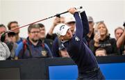 15 July 2025; Tom McKibbin of Northern Ireland during a practice round at Royal Portrush Golf Club in Portrush, Antrim, ahead of The 153rd Open Championship. Photo by Ramsey Cardy/Sportsfile