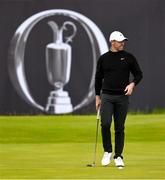 15 July 2025; Rory McIlroy of Northern Ireland during a practice round at Royal Portrush Golf Club in Portrush, Antrim, ahead of The 153rd Open Championship. Photo by Ramsey Cardy/Sportsfile