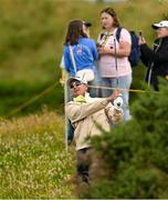 15 July 2025; Sadom Kaewkanjana of Thailand during a practice round at Royal Portrush Golf Club in Portrush, Antrim, ahead of The 153rd Open Championship. Photo by Ramsey Cardy/Sportsfile