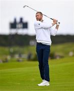 15 July 2025; Daniel Berger of USA during a practice round at Royal Portrush Golf Club in Portrush, Antrim, ahead of The 153rd Open Championship. Photo by Ramsey Cardy/Sportsfile