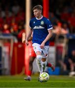9 July 2025; Matthew Orr of Linfield during the UEFA Champions League First Qualifying Round first leg match between Shelbourne and Linfield at Tolka Park in Dublin. Photo by Ben McShane/Sportsfile