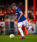 9 July 2025; Matthew Orr of Linfield during the UEFA Champions League First Qualifying Round first leg match between Shelbourne and Linfield at Tolka Park in Dublin. Photo by Ben McShane/Sportsfile