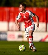 10 July 2025; Brandon Kavanagh of St Patrick's Athletic during the UEFA Conference League First Qualifying Round first leg match between St Patrick's Athletic and FC Hegelmann at Richmond Park in Dublin. Photo by Ben McShane/Sportsfile