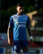 10 July 2025; Léo Ribeiro of FC Hegelmann during the UEFA Conference League First Qualifying Round first leg match between St Patrick's Athletic and FC Hegelmann at Richmond Park in Dublin. Photo by Ben McShane/Sportsfile