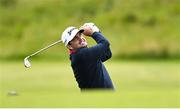 15 July 2025; Keegan Bradley of USA during a practice round at Royal Portrush Golf Club in Portrush, Antrim, ahead of The 153rd Open Championship. Photo by Ramsey Cardy/Sportsfile