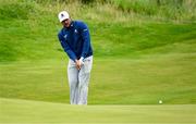 15 July 2025; Bryson DeChambeau of USA during a practice round at Royal Portrush Golf Club in Portrush, Antrim, ahead of The 153rd Open Championship. Photo by Ramsey Cardy/Sportsfile