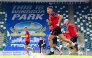 15 July 2025; Dan Ring during a Shelbourne training session at Clearer Twist National Football Stadium at Windsor Park in Belfast. Photo by Stephen McCarthy/Sportsfile