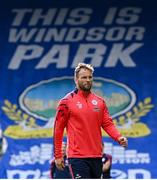 15 July 2025; Paddy Barrett during a Shelbourne training session at Clearer Twist National Football Stadium at Windsor Park in Belfast. Photo by Stephen McCarthy/Sportsfile