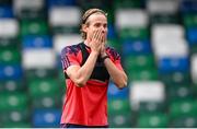 15 July 2025; Harry Wood during a Shelbourne training session at Clearer Twist National Football Stadium at Windsor Park in Belfast. Photo by Stephen McCarthy/Sportsfile