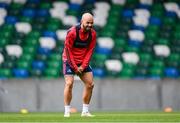 15 July 2025; Mark Coyle during a Shelbourne training session at Clearer Twist National Football Stadium at Windsor Park in Belfast. Photo by Stephen McCarthy/Sportsfile
