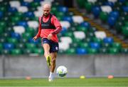 15 July 2025; Mark Coyle during a Shelbourne training session at Clearer Twist National Football Stadium at Windsor Park in Belfast. Photo by Stephen McCarthy/Sportsfile