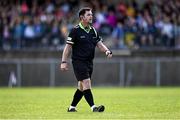 15 July 2025; Referee David Hurson during LGFA All-Ireland U16 C Championship final match between Donegal and Leitrim at Tempo Maguires GAC in Tempo, Fermanagh. Photo by Ben McShane/Sportsfile