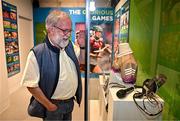 15 July 2025; Croke Park stadium announcer Jerry Grogan in attendance at the launch of the GAA Museum’s photographic exhibition, Capturing the Magic of All-Ireland Final Day, held at the Cusack Stand in Croke Park, Dublin. Photo by Sam Barnes/Sportsfile
