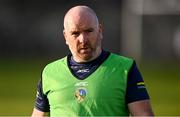 15 July 2025; Leitrim manager Barra McThiarnain during LGFA All-Ireland U16 C Championship final match between Donegal and Leitrim at Tempo Maguires GAC in Tempo, Fermanagh. Photo by Ben McShane/Sportsfile