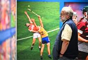 15 July 2025; Croke Park stadium announcer Jerry Grogan in attendance at the launch of the GAA Museum’s photographic exhibition, Capturing the Magic of All-Ireland Final Day, held at the Cusack Stand in Croke Park, Dublin. Photo by Sam Barnes/Sportsfile