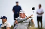 16 July 2025; Darren Clarke of Northern Ireland during a practice round at Royal Portrush Golf Club in Portrush, Antrim, ahead of The 153rd Open Championship. Photo by David Fitzgerald/Sportsfile
