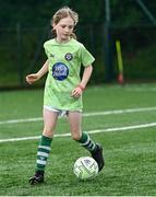 16 July 2025; Amy Mooney during the MiWadi FAI Football Camp at Leixlip United in Collinstown, Kildare. Photo by Piaras Ó Mídheach/Sportsfile
