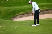 16 July 2025; Scottie Scheffler of USA during a practice round at Royal Portrush Golf Club in Portrush, Antrim, ahead of The 153rd Open Championship. Photo by David Fitzgerald/Sportsfile
