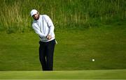 16 July 2025; Scottie Scheffler of USA during a practice round at Royal Portrush Golf Club in Portrush, Antrim, ahead of The 153rd Open Championship. Photo by David Fitzgerald/Sportsfile