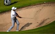 16 July 2025; Carlos Ortiz of Mexico plays his shot out of a bunker during a practice round at Royal Portrush Golf Club in Portrush, Antrim, ahead of The 153rd Open Championship. Photo by David Fitzgerald/Sportsfile