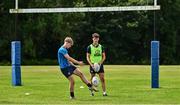 16 July 2025; Charlie Keegan during the Leinster Rugby School of Excellence at The King's Hospital School in Dublin. Photo by Piaras Ó Mídheach/Sportsfile