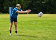 16 July 2025; Charlie Keegan during the Leinster Rugby School of Excellence at The King's Hospital School in Dublin. Photo by Piaras Ó Mídheach/Sportsfile