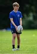16 July 2025; Joshua Maguire during the Leinster Rugby School of Excellence at The King's Hospital School in Dublin. Photo by Piaras Ó Mídheach/Sportsfile