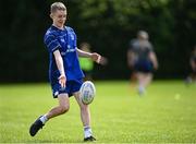16 July 2025; Dyfan Ingleton during the Leinster Rugby School of Excellence at The King's Hospital School in Dublin. Photo by Piaras Ó Mídheach/Sportsfile