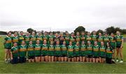 16 July 2025; The Kerry panel before the LGFA All-Ireland U16 A Championship final match between Kerry and Mayo at MacDonagh Park in Nenagh, Tipperary. Photo by Michael P Ryan/Sportsfile