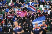 16 July 2025; Linfield supporters before the UEFA Champions League First Qualifying Round second leg match between Linfield and Shelbourne at Clearer Twist National Football Stadium at Windsor Park in Belfast. Photo by Stephen McCarthy/Sportsfile