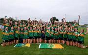 16 July 2025; Kerry players celebrate with the trophy after the LGFA All-Ireland U16 A Championship final match between Kerry and Mayo at MacDonagh Park in Nenagh, Tipperary. Photo by Michael P Ryan/Sportsfile