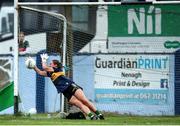 16 July 2025; Kerry goalkeeper Caoimhe O'Mahony saves a penalty during the LGFA All-Ireland U16 A Championship final match between Kerry and Mayo at MacDonagh Park in Nenagh, Tipperary. Photo by Michael P Ryan/Sportsfile