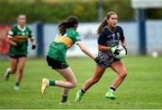 16 July 2025; Siofra McGuinness of Mayo in action against Tara O'Sullivan of Kerry during the LGFA All-Ireland U16 A Championship final match between Kerry and Mayo at MacDonagh Park in Nenagh, Tipperary. Photo by Michael P Ryan/Sportsfile