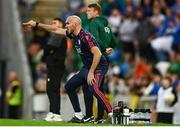16 July 2025; Shelbourne head coach Joey O'Brien during the UEFA Champions League First Qualifying Round second leg match between Linfield and Shelbourne at Clearer Twist National Football Stadium at Windsor Park in Belfast. Photo by Ben McShane/Sportsfile