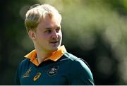 17 July 2025; Tom Lynagh arrives for an Australia rugby squad training session at the National Rugby training centre in Ballymore, Brisbane, Australia. Photo by Brendan Moran/Sportsfile