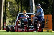 17 July 2025; Assistant coaches Mike Cron, right, and Laurie Fisher during an Australia rugby squad training session at the National Rugby training centre in Ballymore, Brisbane, Australia. Photo by Brendan Moran/Sportsfile