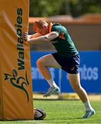 17 July 2025; Max Jorgensen during an Australia rugby squad training session at the National Rugby training centre in Ballymore, Brisbane, Australia. Photo by Brendan Moran/Sportsfile