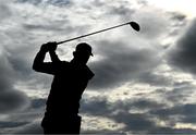 17 July 2025; Lucas Herbert of Australia watches his tee shot on the second hole during day one of The 153rd Open Championship at Royal Portrush Golf Club in Portrush, Antrim. Photo by David Fitzgerald/Sportsfile