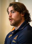 17 July 2025; Fraser McReight during an Australia rugby squad media conference at the Amora Hotel in Brisbane, Australia. Photo by Brendan Moran/Sportsfile