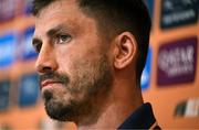 17 July 2025; Jake Gordon during an Australia rugby squad media conference at the Amora Hotel in Brisbane, Australia. Photo by Brendan Moran/Sportsfile