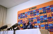 17 July 2025; Head coach Joe Schmidt during an Australia rugby squad media conference at the Amora Hotel in Brisbane, Australia. Photo by Brendan Moran/Sportsfile