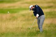 17 July 2025; Cameron Young of USA plays a shot from the rough on the first hole during day one of The 153rd Open Championship at Royal Portrush Golf Club in Portrush, Antrim. Photo by Ramsey Cardy/Sportsfile