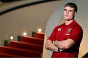 17 July 2025; Tommy Freeman poses for a portrait after a British & Irish Lions squad media conference at the Intercontinental Hotel in Brisbane, Australia. Photo by Brendan Moran/Sportsfile