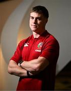 17 July 2025; Tommy Freeman poses for a portrait after a British & Irish Lions squad media conference at the Intercontinental Hotel in Brisbane, Australia. Photo by Brendan Moran/Sportsfile