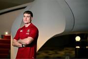 17 July 2025; Tommy Freeman poses for a portrait after a British & Irish Lions squad media conference at the Intercontinental Hotel in Brisbane, Australia. Photo by Brendan Moran/Sportsfile