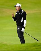 17 July 2025; Kevin Yu of Taiwan reacts to his shot on the second fairway during day one of The 153rd Open Championship at Royal Portrush Golf Club in Portrush, Antrim. Photo by David Fitzgerald/Sportsfile