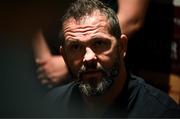17 July 2025; Head coach Andy Farrell during a British & Irish Lions squad media conference at the Intercontinental Hotel in Brisbane, Australia. Photo by Brendan Moran/Sportsfile