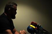 17 July 2025; Head coach Andy Farrell during a British & Irish Lions squad media conference at the Intercontinental Hotel in Brisbane, Australia. Photo by Brendan Moran/Sportsfile